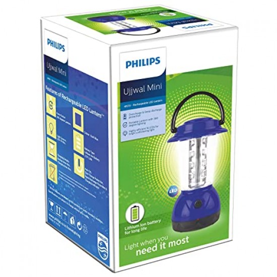 Philips Ujjwal Mini Emergency Lantern (Dark Blue)