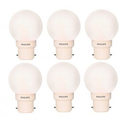 PHILIPS 0.5 watt B22 LED Deco mini (White, Pack of 6)