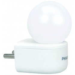 PHILIPS Joy Vision Coral Rush 0.5-Watts LED Bulb Night Lamp (White, Pack of 24, Prong)