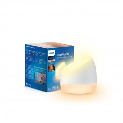 PHILIPS Wiz Connected Squire Multicolor Bedside Light for Home | Color Changing Wi-Fi Table Lamp | 9-Watt, 16 Million Colors