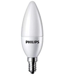 PHILIPS 4-Watt 400-lumen Clear Candle E14 Base (Cool White)