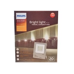 Philips 20W Smartbright Slim Led Flood Light, Cool White (BVP101)