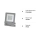 Philips 20W Smartbright Slim Led Flood Light, Warm White (BVP101)