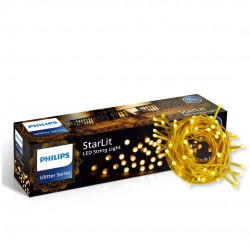 Philips Starlit 12 Meter 72 LEDs String Light for Decoration (Warm White) 