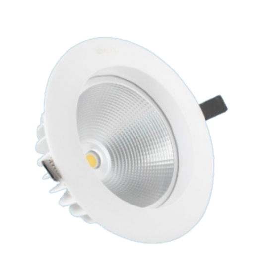 OrangeVolt Aluminium 10-Watt Round Spot Recessed COB Spot Light Warm White 