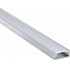 OrangeVolt Aluminium Profile/Channel For Led Light Strips 1 Metre Each Profiles With End Caps Included (Metal)