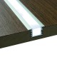 ORANGEVOLT Aluminium Rectangular Conciled LED 1Meter Profile Channels with Diffused Cover, End Caps and Mounting Clips for LED Strip Light