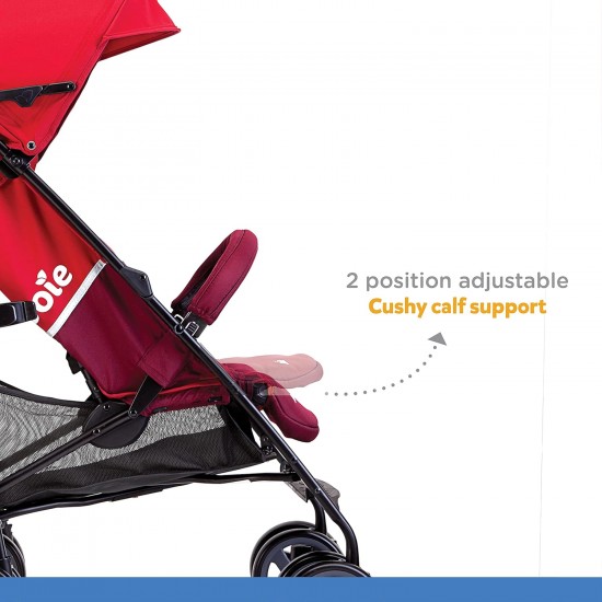 Joie Nitro Lx Umbrella Newborn Stroller with Flat Reclining Seat (Birth to 22.5Kg) -Multicolor