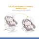 Joie Sansa Baby Automatic Swing - Multi-Motion Soother, Infant Bouncer, Baby Rocker and Napper for Newborns (Birth to 9kg)