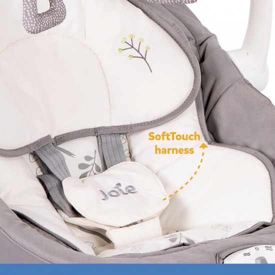 Joie Sansa Baby Automatic Swing - Multi-Motion Soother, Infant Bouncer, Baby Rocker and Napper for Newborns (Birth to 9kg)