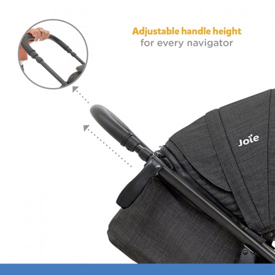 Joie Mytrax Baby Stroller- Pram for Kids with Automatic fold Lock, Suitable from Birth with Flat Reclining Seat