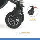 Joie Mytrax Baby Stroller- Pram for Kids with Automatic fold Lock, Suitable from Birth with Flat Reclining Seat