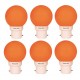 PHILIPS 0.5 watt B22 LED Deco mini (Orange, Pack of 6)