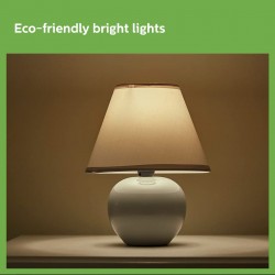 PHILIPS 12-Watt Glass LED Bulb | Full Glow Energy Saver 1200 Lumen Frosted Diffused LED Bulb | Base -B22 (Crystal White)