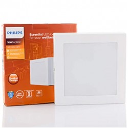 Philips 12-Watt Square Star Surface LED Flush Mount Ceiling Light (Cool Day Light)