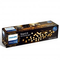 Philips Starlit 12 Meter 72 LEDs String Light for Decoration (Warm White) 