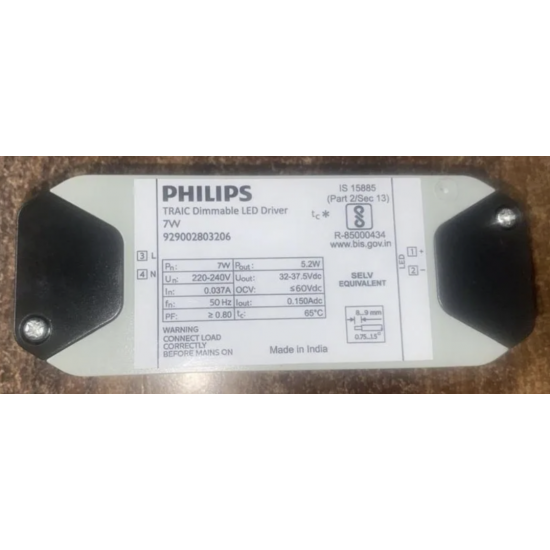 PHILIPS CertaDrive LED Driver 7W 150mA (Triac Dimmable)