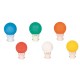 PHILIPS 0.5 watt B22 LED Deco mini (Multicolor, Pack of 6)