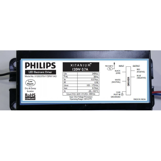 Philips Xitanium 120W 0.7A 240V OEM Driver