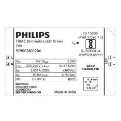 PHILIPS CertaDrive LED Driver 7W 150mA (Triac Dimmable)