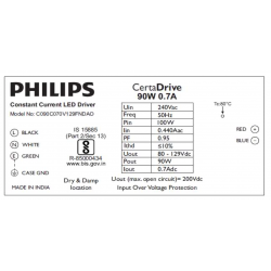 Philips CertaDrive 90W 0.7A LED Driver